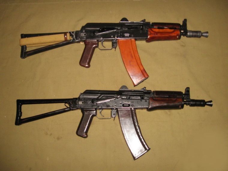 ak74u 短枪管型突击步枪 纸模型