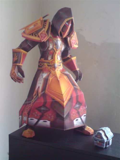 魔兽世界圣骑士审判套装纸模型