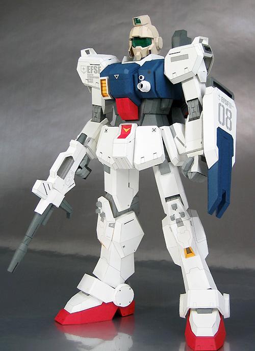 rx 79(g 陆战高达 纸模型