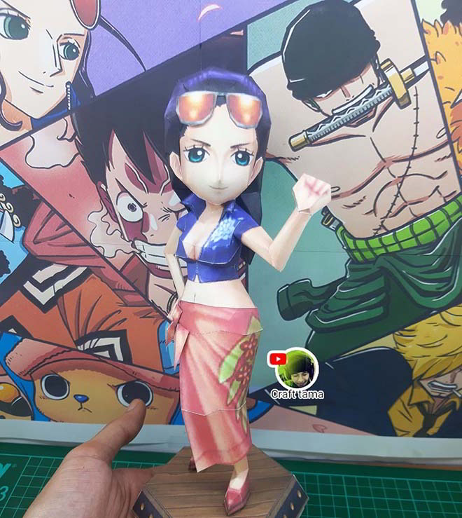 海賊王 nico robin 羅賓 q版紙模型