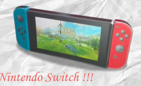 任天堂 Nintendo Switch 游戏机纸模型