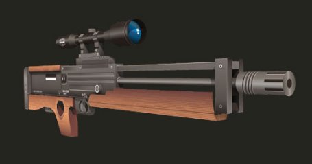 瓦尔特WA2000 狙击步枪纸模型免费下载